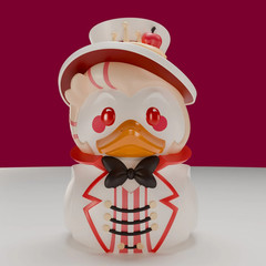 TUBBZ MINI EDITION Hazbin Hotel: Lucifer Morningstar Duck Figure JEEP