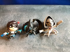 Blizzard Cute But Deadly Series 3 Figures – Death Blossom Reaper, Mei,Genji 2.5”