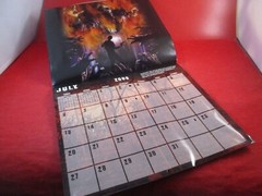 Resident Evil 2008 Promotional Calendar w/ Unused Sticker Sheet by Prima Games