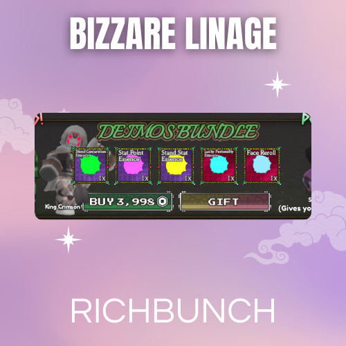 Bizarre Lineage | Gamepasses & More | Fast & Cheap | WORLDWIDE READ DESCRIPTION