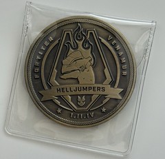Halo Infinite Helljumpers I.II.IV Fortiter Venamur Developer Coin / Token