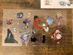 Acecraft Cuphead-inspired Bullet Hell PAX 2025 Sticker Set Of 3