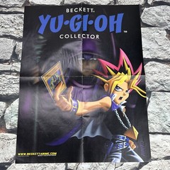 Rare 2003 Official Pokemon Beckett Collector Game Boy Poster Yugioh Yu Gi Oh