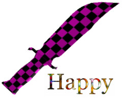 CHECKER KNIFE🖤💟MM2 ROBLOX UNCOMMON COLLECTIBLE🖤💟LIGHTNING FAST DELIVERY!!!