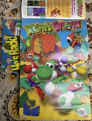 Rare Nintendo 64 ~ Yoshi’s Story ~ Promotional Poster & Mail Envelope Authentic