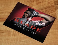Old Vintage Blade 1998 Promo German Contest Postcard Post Card Rare
