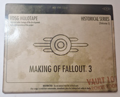 Fallout 3 Making of Fallout 3 DVD Disc Vault 101 Archive Room Collector’s