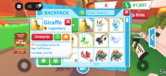 giraffe adopt me cheap pets