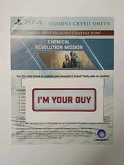 Assassin’s Creed Unity Chemical Revolution Mission (PlayStation 4 PS4 Dlc Insert