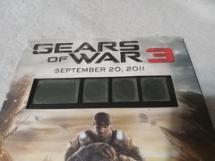 Gears of War 3 Countdown Counter Display Booklet No Game