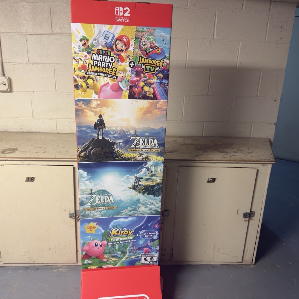 Nintendo Switch 2 Store Standee Signage Display Nintendo.