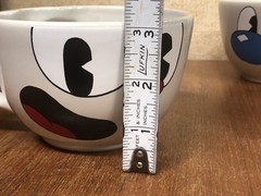 Cuphead And Mugman Collectible Mugs – No Ceramic Straws – Read Details –