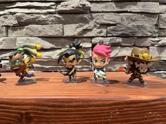 Overwatch Mini Figure Lot Set Reaper Tracer Genji Hanzo Junkrat