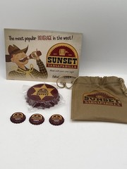 Sunset Sarsaparilla Bottle Opener w/caps NUKA COLA Jones Soda Fallout w/Card