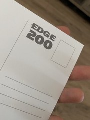 RARE LIMITED EDITION 128/200 SUPER MARIO 64 N64 EDGE MAGAZINE COLLECTOR POSTCARD