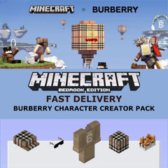 Minecraft: BURBERRY CHARACTER CREATOR PACK – Bedrock Edition 🌎REGION FREE KEY