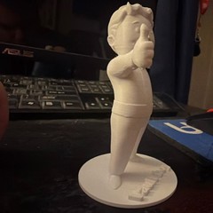 Vault Boy statue collectible figure,3D printed unpainted