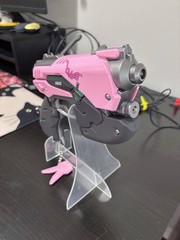 J4 Rare D.va DVA HB50 Overwatch Cosplay Blaster Pink Gun. Portable Battery Pack