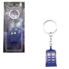 Doctor Who 1.5″ Keychain Action Figure – TARDIS New (T.A.R.D.I.S. Police Box)