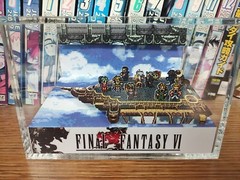 Final Fantasy VI Blackjack Airship Handmade Diorama – Gaming Cube-Fanart