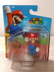 *FREE SHIP* 2.5″ RACCOON MARIO + LEAF Super Mario World of Nintendo JAKKS