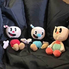 Funko Cuphead Plush Lot w/ Cuphead Mugman