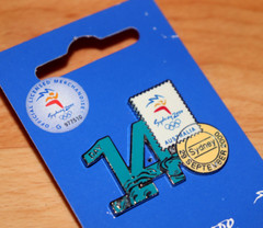 2000 SYDNEY OLYMPIC GAMES 14 days Official Licensed Product Promo Pin / Badge