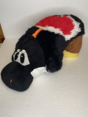 2006 Rare Mario party Black Yoshi Pillow Pet Pal Plush Toy NOS W/Tag Nintendo