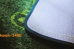 Animal Crossing Brewster Coffee Carpet Game Tufting Floor Mat Soft 80*60cm Green