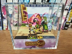 Golden Sun Kraken Handmade Diorama – Golden Sun Gameboy Gaming Cube – Fanart