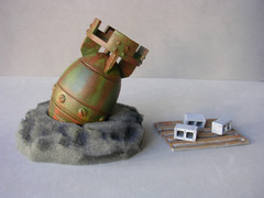 Fallout 3 MEGATON Mini Nuke Protectron Diorama Miniature Figures Display