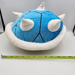 Nintendo Mario Kart Blue Shell Plush Decorative Pillow