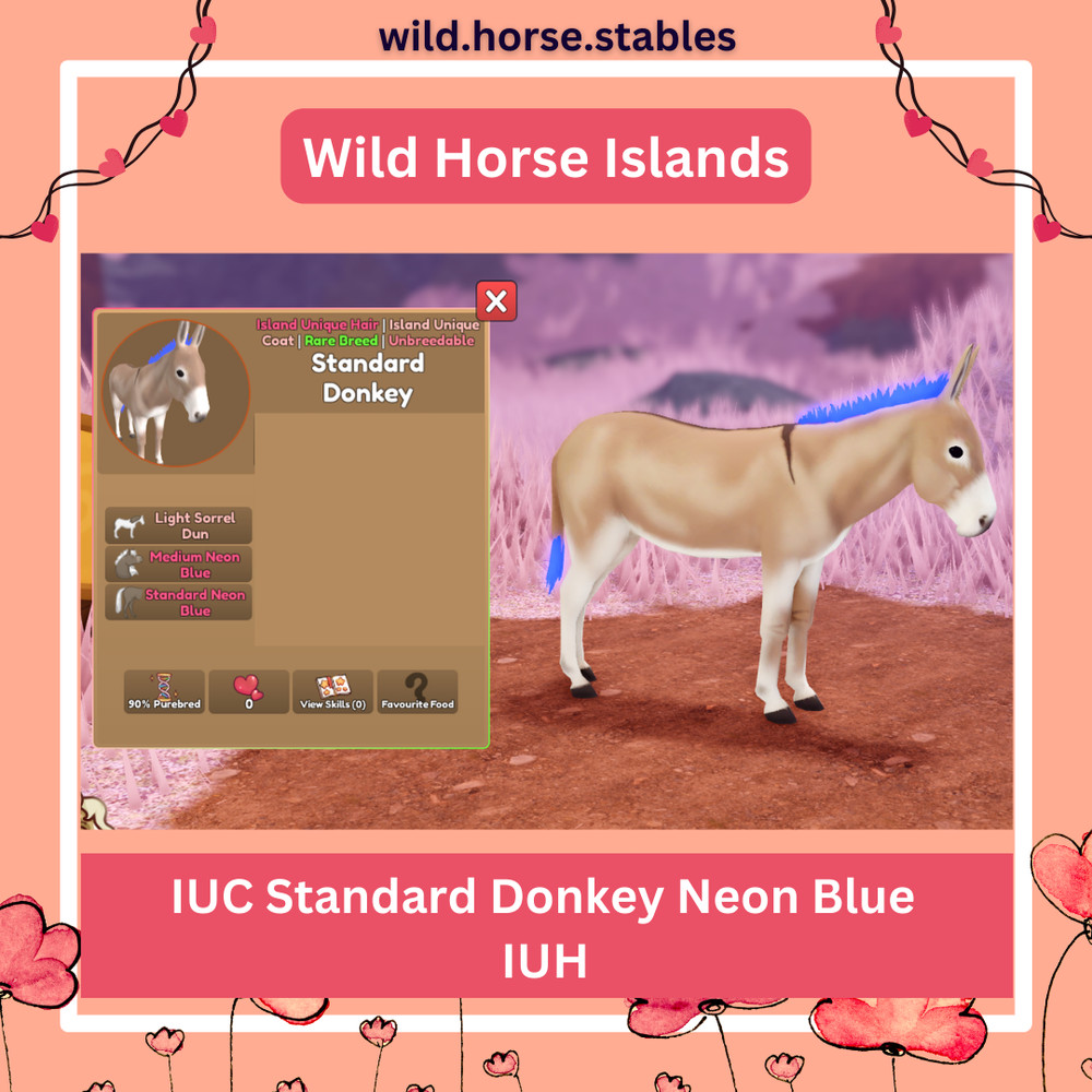 Wild Horse Islands – Rare Coat & IUC Island Unique Hairs/IUH