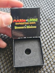 Mario & Luigi SuperStar Saga Bowsers Minions Preorder Pin Badge Promo Rare 3DS