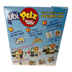 Ubi Petz Dogz Pack Yorkshire Terrier Angel Puppy Unused Nintendo DS Code Flaw