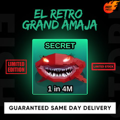 Roblox Fish It El Retro Grand Maja Secret 1/4M