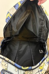 Bethesda Fallout Vault Boy Backpack with Zippered Pocket Video Game Merchandise