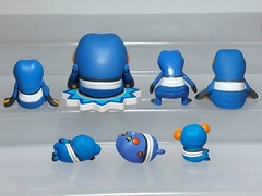 Croagunk Guregguru Pokemon Figure Set PC Tomy Banpresto Bandai Japan 0.7-1.8in