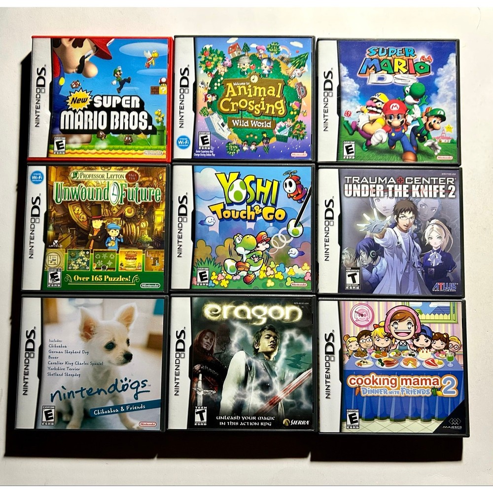 Massive Nintendo DS case manual inserts only bundle lot🔥Nice! No Games