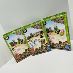 Minecraft Overworld Bundle Animal Mobs & Utility Pack Paper Craft Jazwares -2013