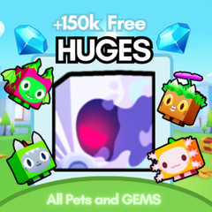 ROBLOX | All Pets | Eggs, Exclusives and Huges (PS99) | 🙂 + 100K Free Gems