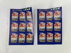 Vintage Street Fighter II Turbo 2 Pages Unpunched Playing Cards