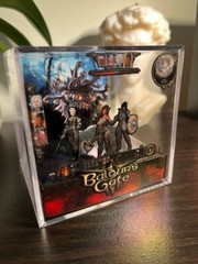 Baldur’s Gate 3 3D Papercraft Diorama Cube | Handmade! PERFECT GIFT