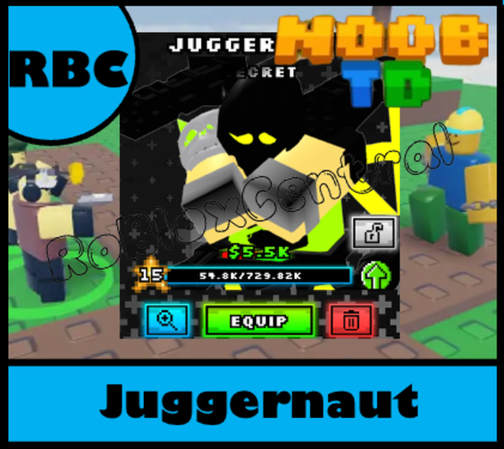 JUGGERNAUT – CHEAP NOOB TOWER DEFENSE – NTD UNIT