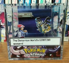 Pokemon Giratina Shiny Handmade Diorama – Gameboy / Retro Gaming Cube – Fanart