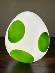 Nintendo Super Mario Bros Yoshi Egg Light 8″ Lamp USB Epic Mario Kart Works