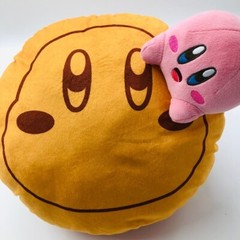 RARE Kirby of the Stars KIRBY’S BURGER Kuji 2021 Cushion 11.8″ from JAPAN