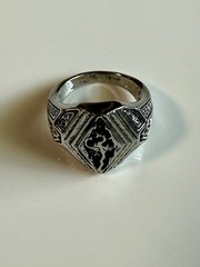 SKYRIM (The Elder Scrolls IV Oblivion) Stainless Metal Pendant With Chain & Ring