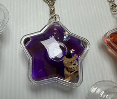 Five Nights At Freddys Liquid Star Keychains Lot of 9 Tsunameez FNAF 2023