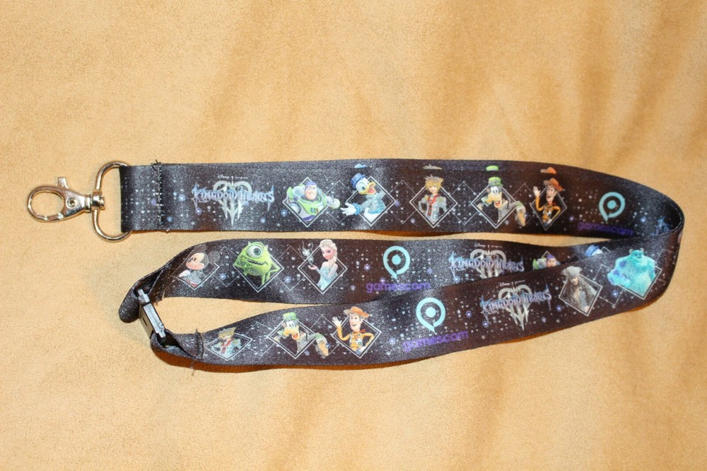 New Rare Kingdom Hearts III Gamescom Lanyard – Cologne Germany Exclusive